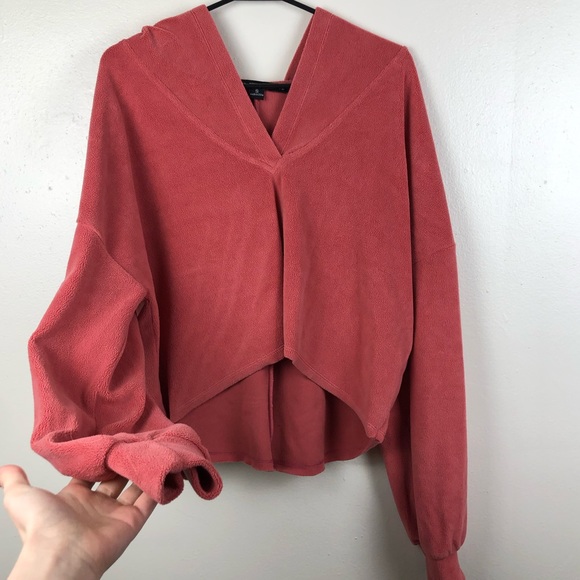 Super Comfortable Hyfve Cropped Sweater Hoodie - Picture 2 of 5